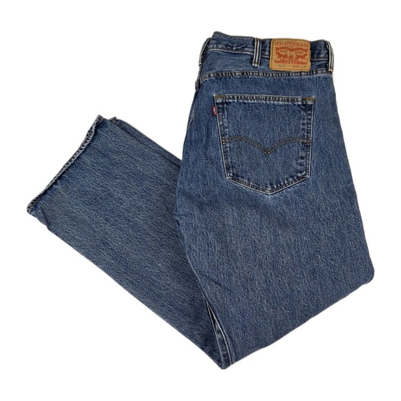 Levi's Other - Levis Jeans Mens Size 40x30 501 XX Button Fly Dark‎ Wash Blue Denim Pants